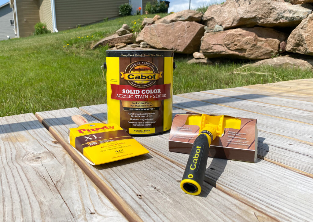 Deck Staining Tools