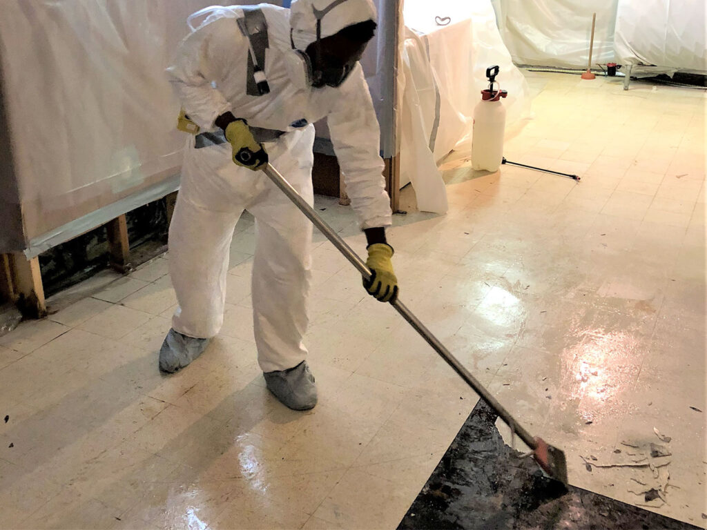 Floor Removal Hand Scraping