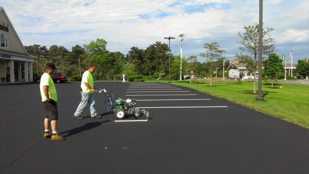 parking lot striping cape cod