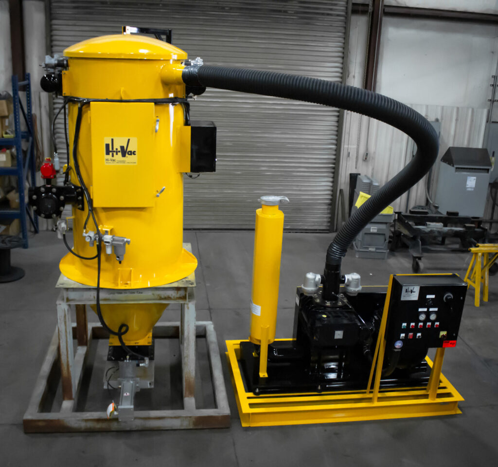 stationary industrial vacuum system 1