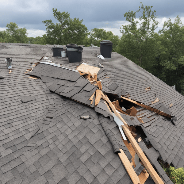 storm damage on a roof 793735355 1