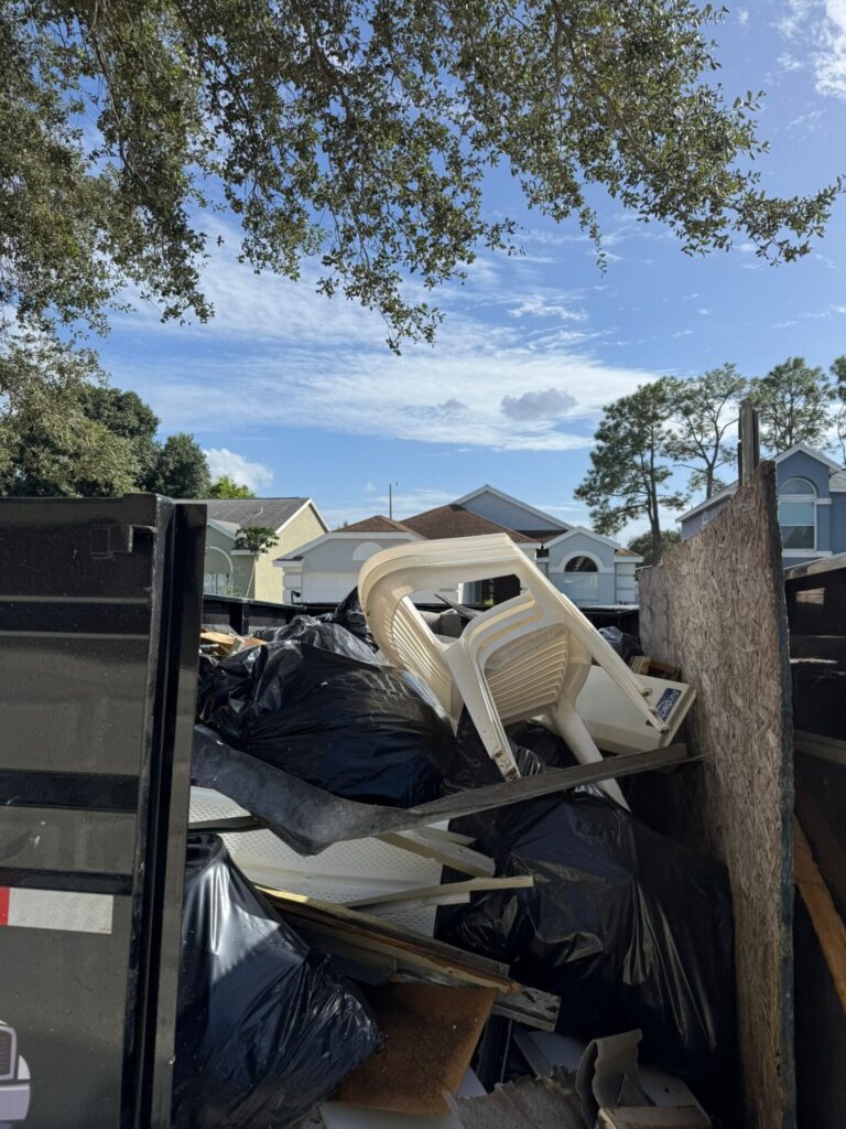 orlando dumpster rental limpieza de garage 1 basura