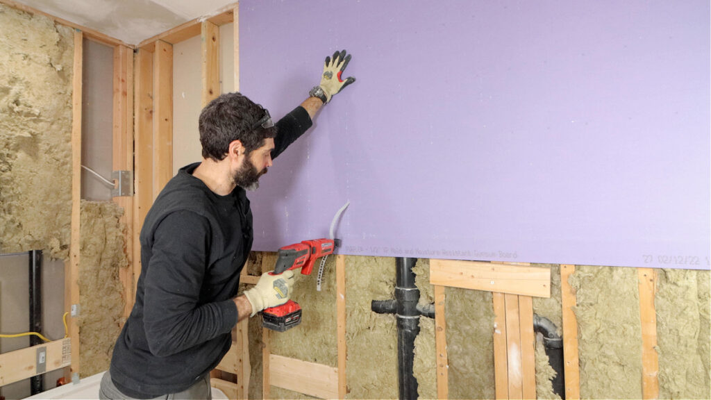 Drywall Wall Installation 1800