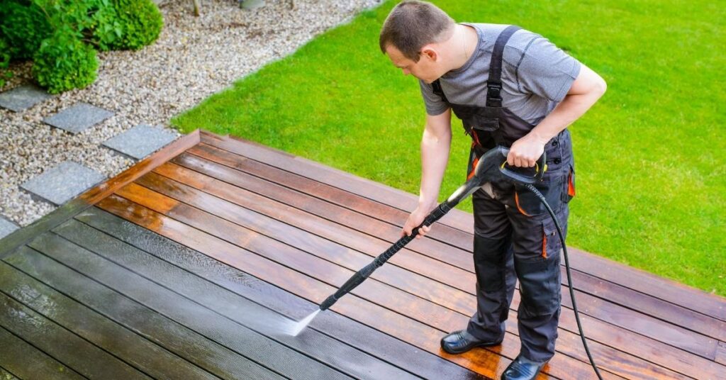 How To Power Wash A Deck