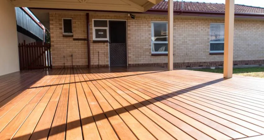 lantai carport decking kayu 11zon