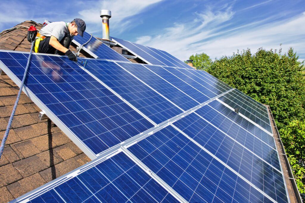 panneau solaire polycristallin