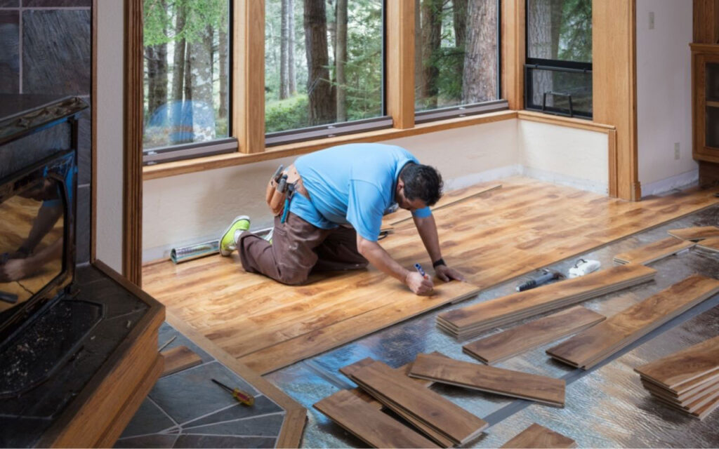 professional wood flooring installation