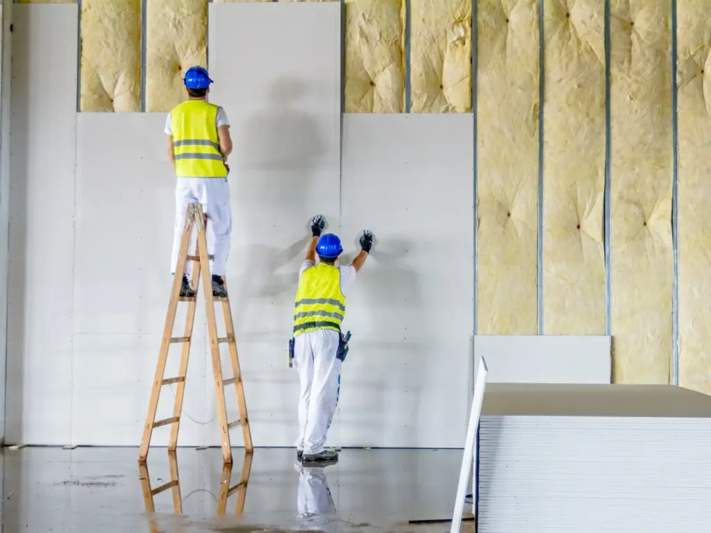 molhar o drywall